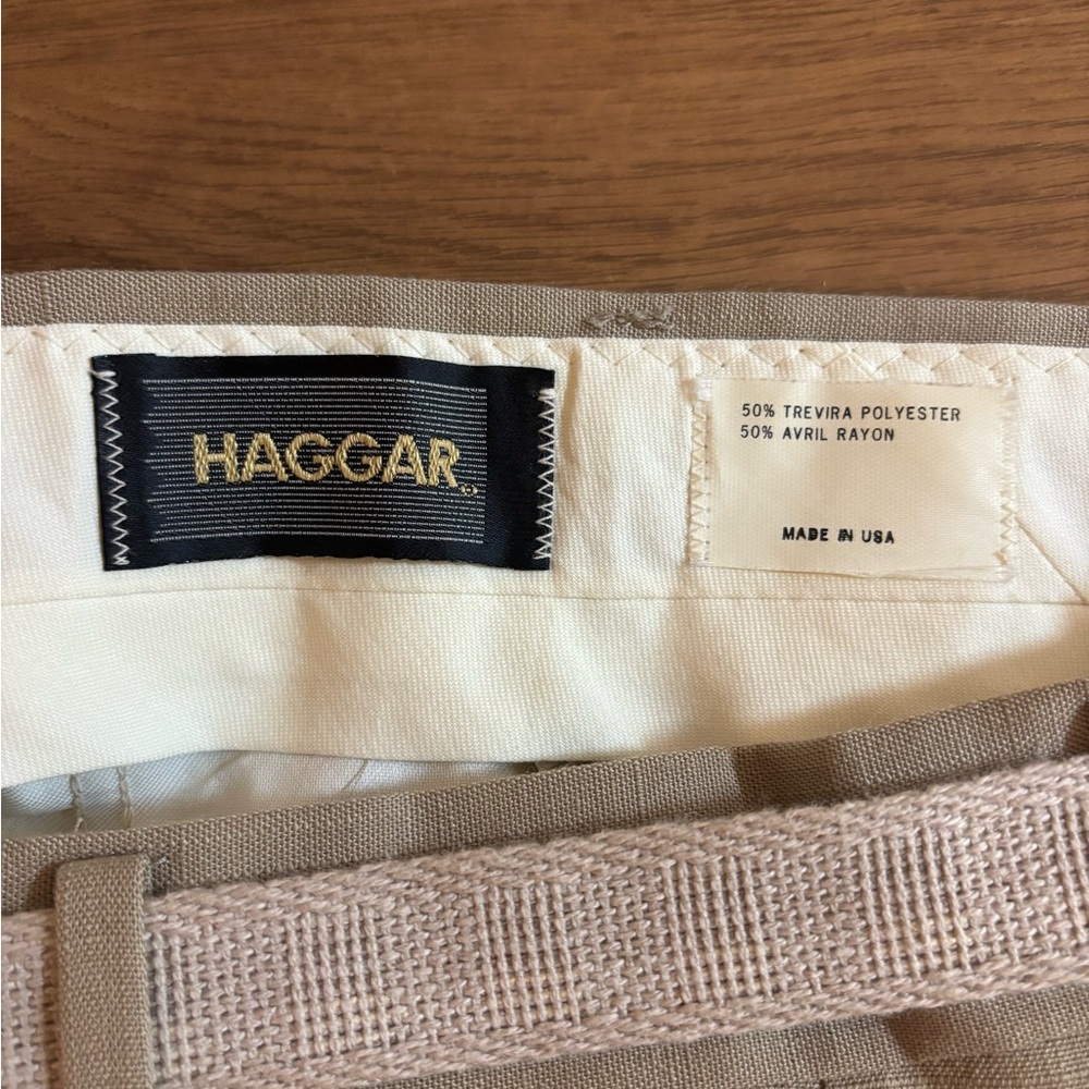 Haggar Light Tan Dress Pants